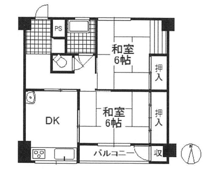 城第一マンション   間取り図