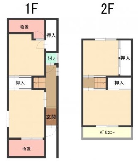 高槻市津之江町2丁目　中古一戸建 間取り図