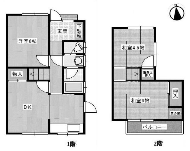 高槻市川西町1丁目　中古一戸建　オーナーチェンジ物件 間取り図