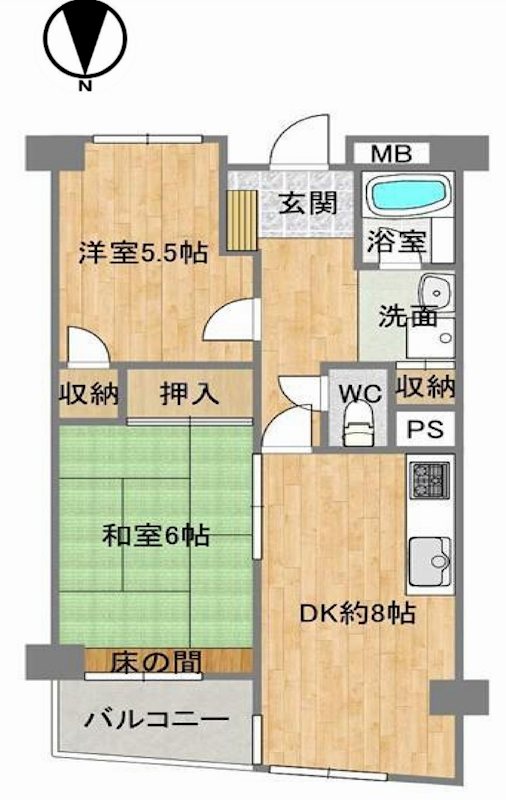 メゾン茨木西駅前    オーナー チェンジ 間取り図