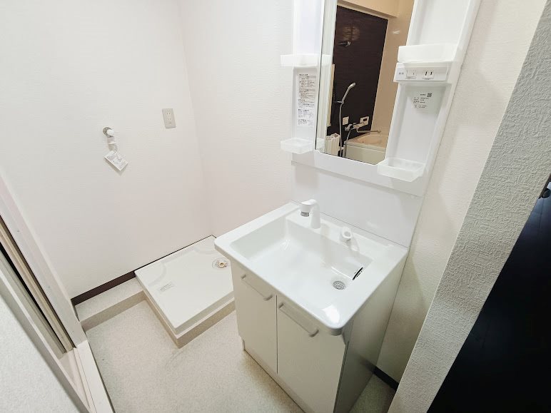 洗面化粧台(洗濯パン) 春日丘グリーンハイツB棟 607号室 その他