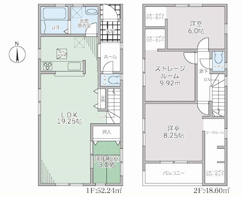 茨木市平田台 新築一戸建 間取り図