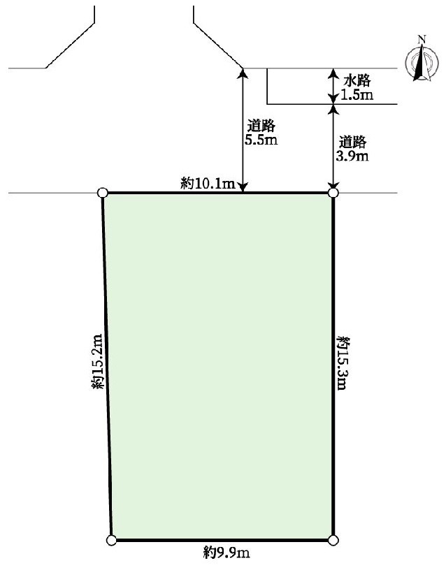 茨木市沢良宜浜3丁目　売土地 間取り図