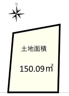 高槻市大和1丁目　売土地 間取り図