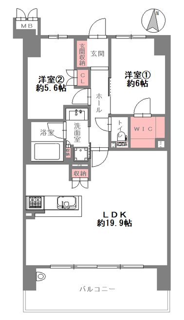 ジオ高槻大畑町     間取り図