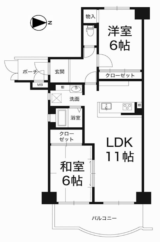 アドリーム千里丘  間取り図