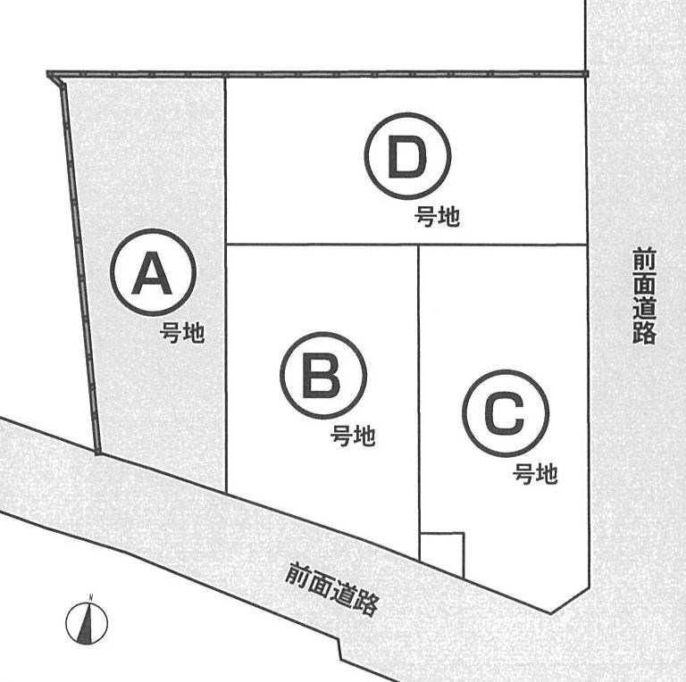 摂津市鳥飼下３丁目A号地　売土地 間取り図