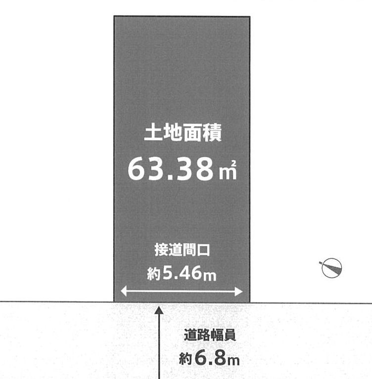 摂津市鳥飼下2丁目　売土地  間取り図