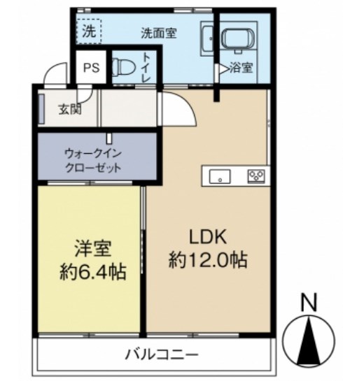 摂津マンションA棟 間取り図