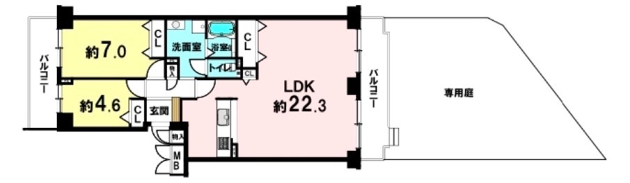 高槻ガーデンハウス 間取り図