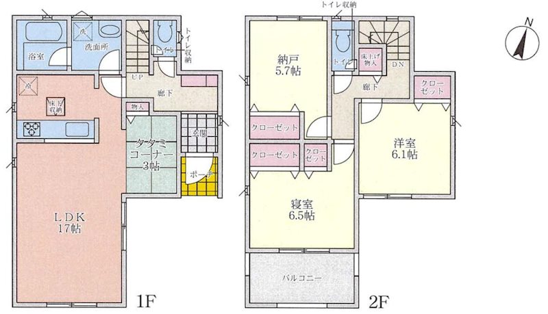 星丘2丁目Credlegarden限定1棟 間取り図