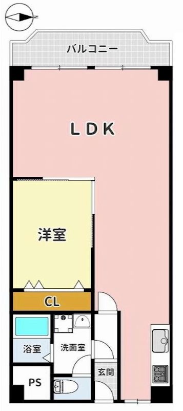 ローレルハイツ茨木総持寺第2号棟 間取り図
