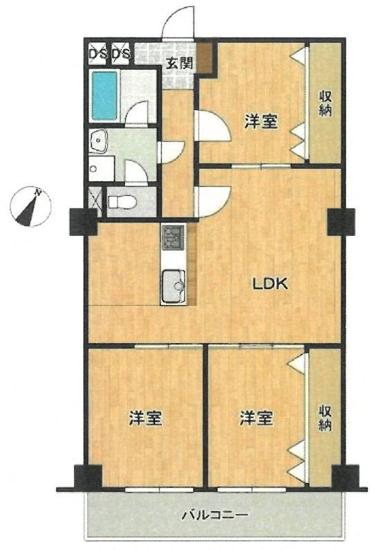 グリーンハウス枚方 間取り図