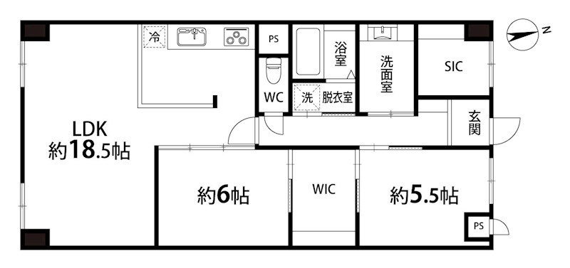 さんくれーる高槻 間取り図