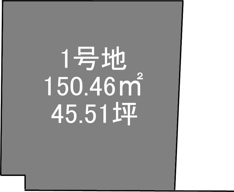 島本町水無瀬1丁目 売土地 間取り図