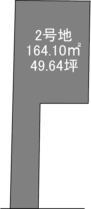島本町水無瀬1丁目 建築条件付土地 間取り図
