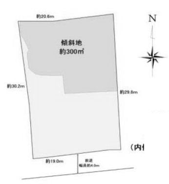 高槻市浦堂本町　売土地 間取り図