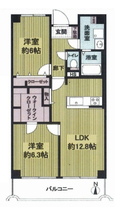 茨木ガーデンハイツ  間取り図