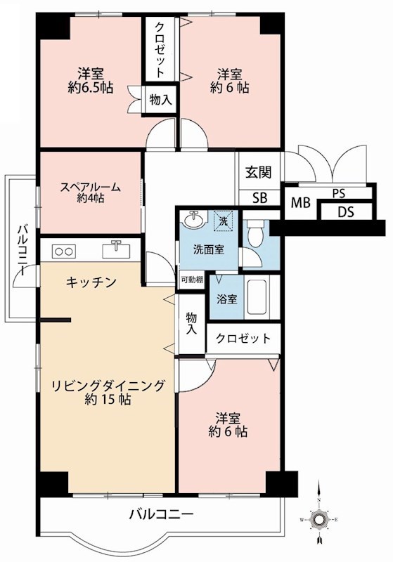メゾン千里丘M棟      間取り図