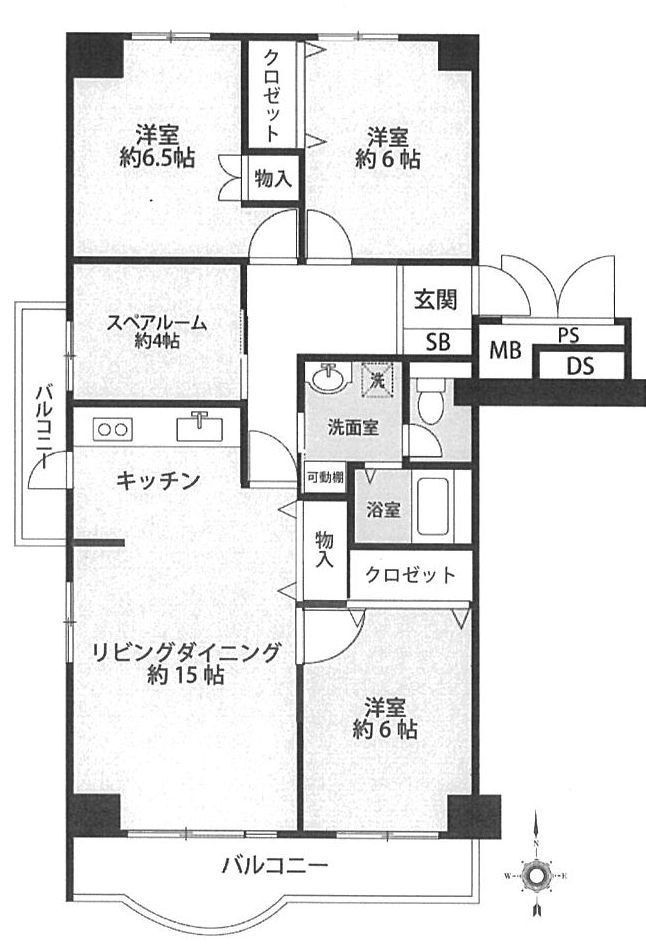 メゾン千里丘M棟      間取り図