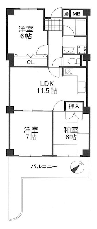 インペリアル千里青葉丘    間取り図