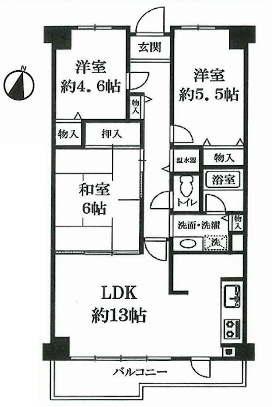 アーク茨木 間取り図