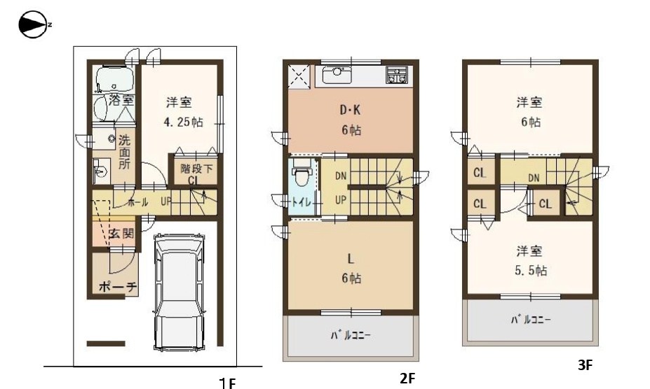 高槻市栄町2丁目　建築条件付売土地 間取り図