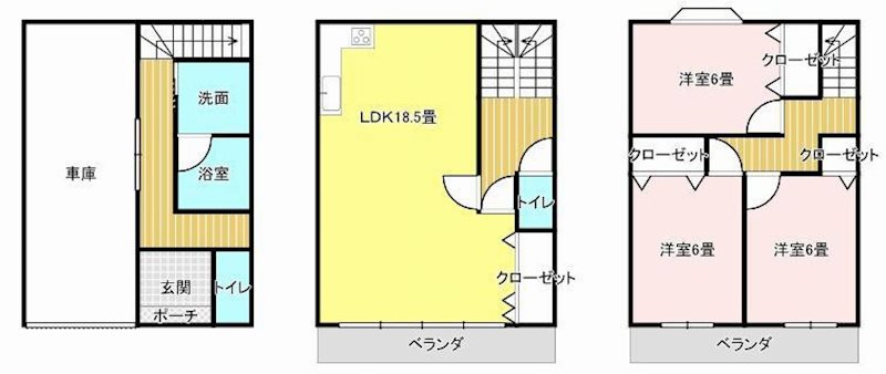 茨木市蔵垣内3丁目　中古一戸建 オーナーチェンジ物件 間取り図