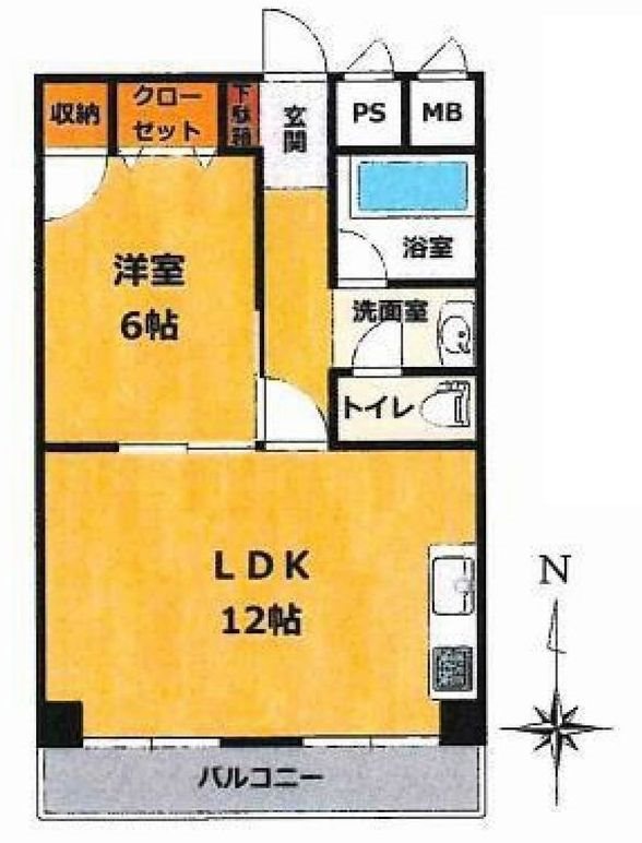 第3マンション南茨木 (ｵｰﾅｰﾁｪﾝｼﾞ) 間取り図