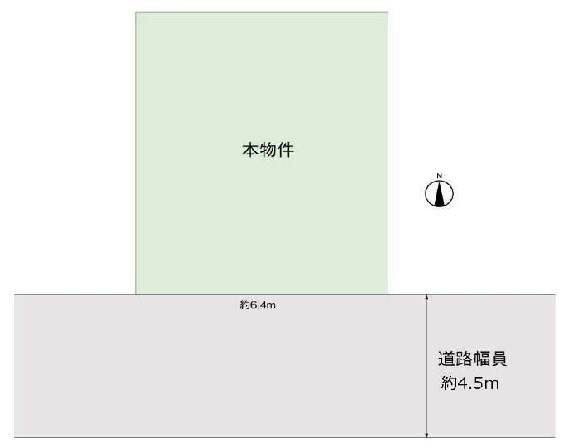 高槻市下田部町1丁目　売土地 間取り図