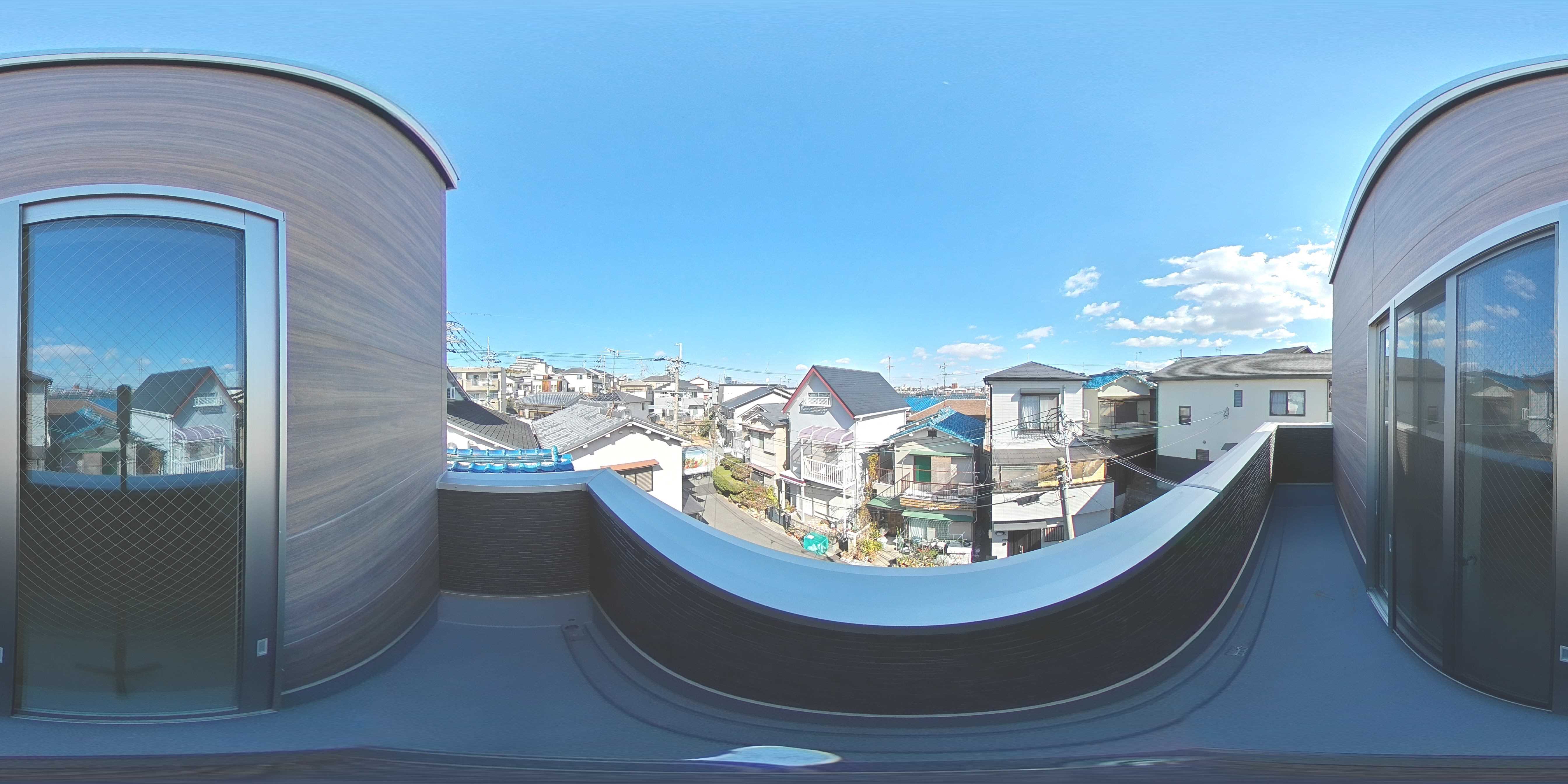 山之上１丁目限定１邸新築分譲住宅 現地写真（バルコニー）