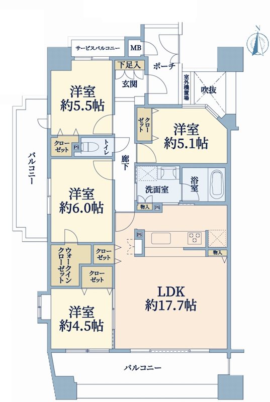 ダイアパレス茨木   間取り図