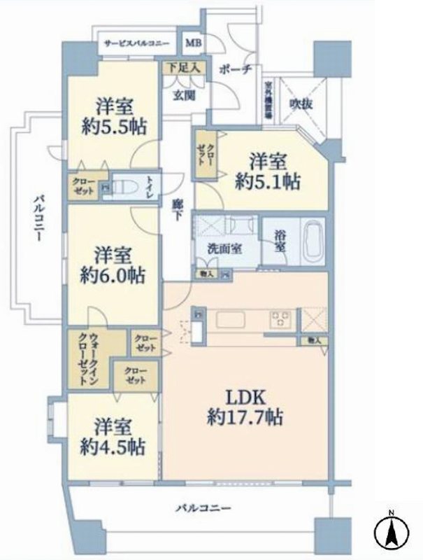 ダイアパレス茨木   間取り図