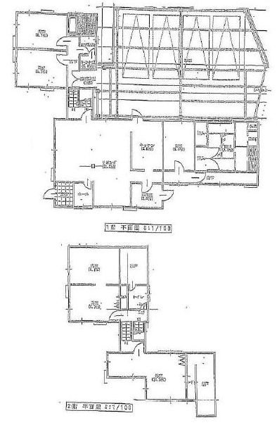 高槻市大字原　中古一戸建 間取り図
