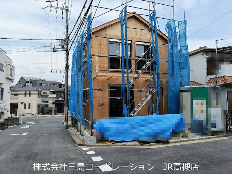 高槻市宮が谷町　新築一戸建 外観写真