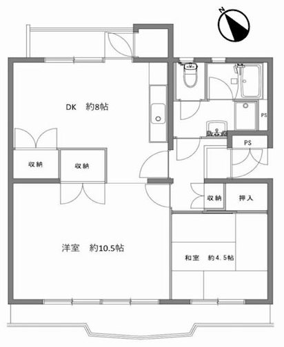 陽和台第3住宅12号棟   オーナー チェンジ物件 間取り図