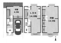 高槻市宮之川原4丁目　高槻清水団地  間取り図