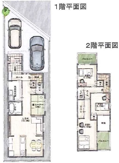 星丘3丁目限定1邸新築分譲住宅 間取り図