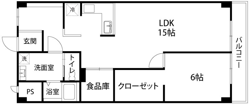 秀和南茨木レジデンス 間取り図