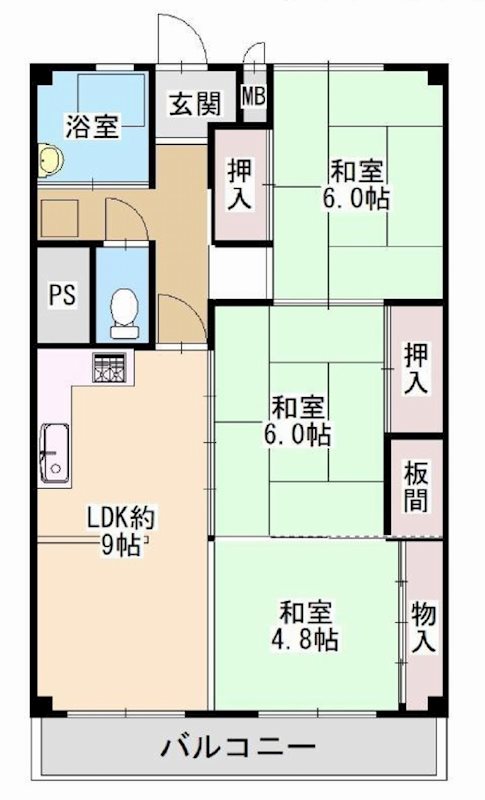 茨木駅前ビル 間取り図