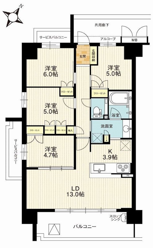 MIRAIMOスクエア  間取り図