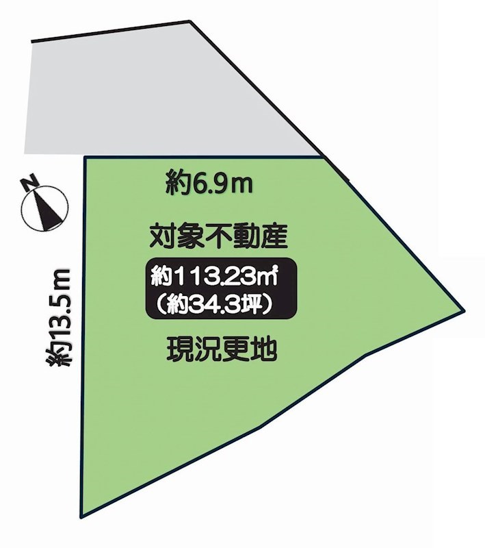 吹田市原町2丁目　売土地　C号地 間取り図