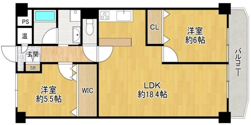 枚方ロイヤルマンション 間取り図