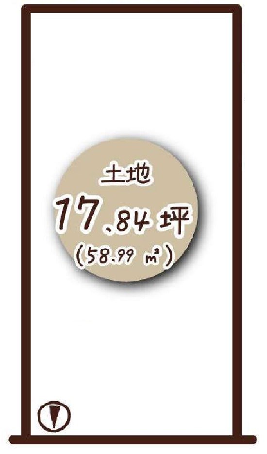 高槻市日向町 売土地 間取り図