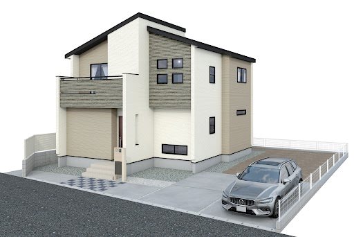 高槻市上牧町1丁目 新築一戸建 外観写真