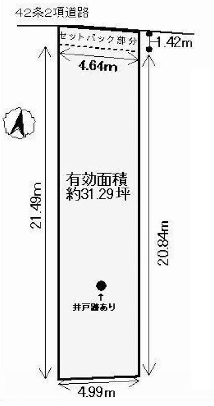 茨木市太田2丁目　売土地 間取り図