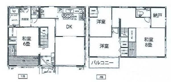 高槻市南平台5丁目　中古一戸建 間取り図