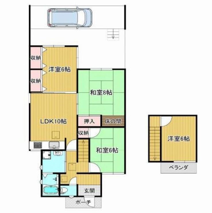 公社山田西団地A11棟 間取り図
