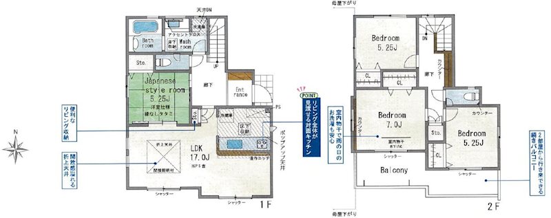 田口4丁目BloomingGarden限定一邸新築分譲住宅 間取り図