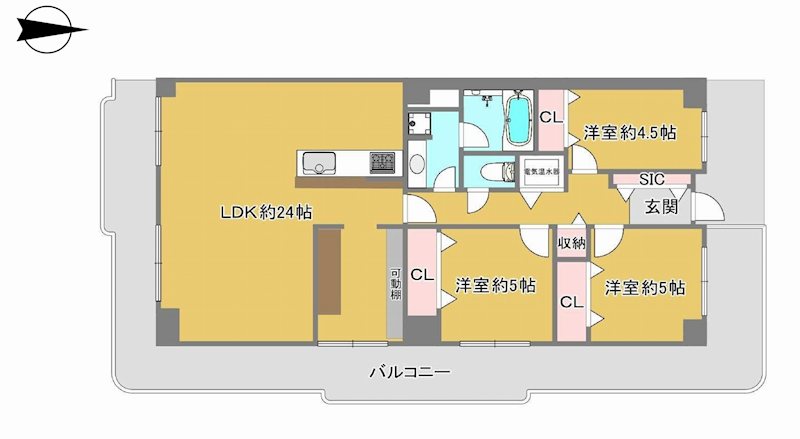 シャルム茨木  間取り図
